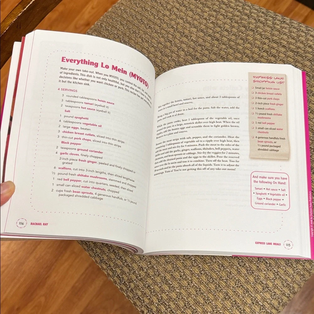 New Rachael Ray Express Lane Meals Cookbook 2006 - Picture 11 of 13